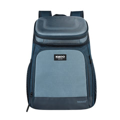 Igloo 18 Can Evergreen Blue Backpack front view showing a compact cooling option for day trips