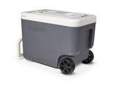 Igloo Versatemp 35 Qt rolling cooler cooling without ice for road trips.
