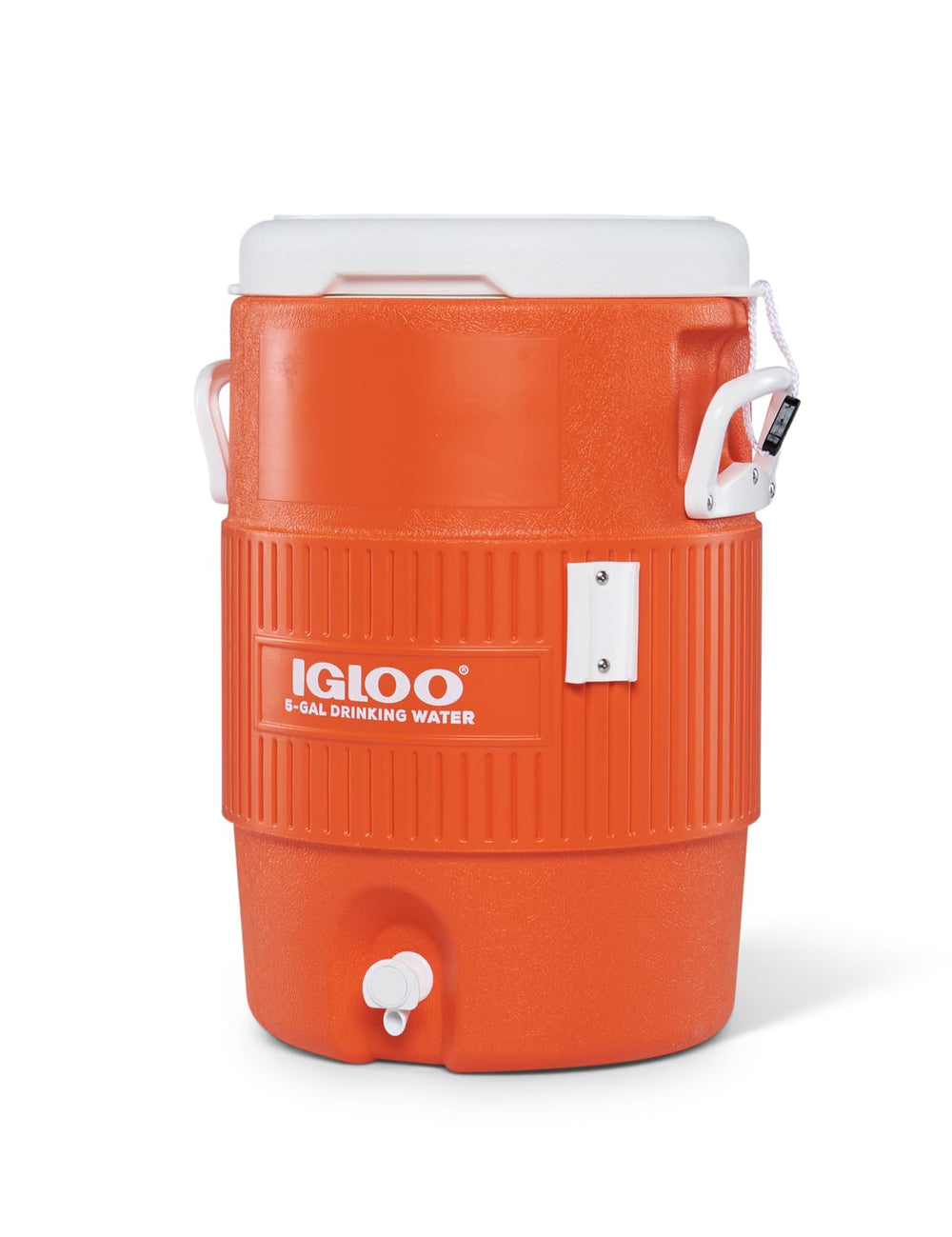 Igloo 5-gallon cooler with spigot for mess-free dispensing.