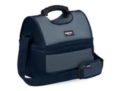 Igloo Blue Evergreen exterior fabric detail highlights durable recycled fibers.