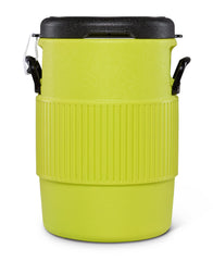 Igloo hardsided commercial handwash station 10-gallon side view showing portability.