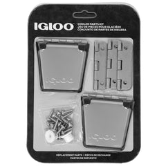 IGLOO heavy-duty stainless latches close-up highlighting rust-resistant hardware for marine use.