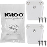 Igloo latch 2-pack front view, demonstrating simple installation for a quick replacement