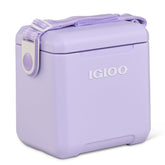 Igloo Lilac Breeze 11 Qt front view; compact cooler for easy park picnics.