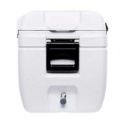 Igloo Marine Chest Cooler lid-open view for easy access to beverages