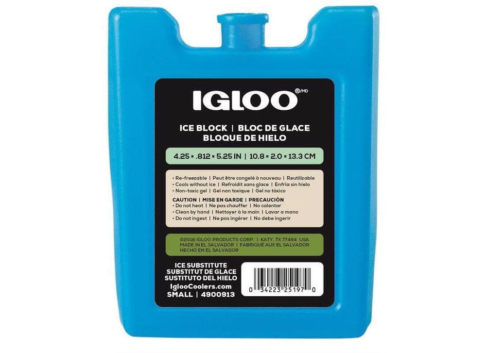 Igloo MaxCold blue rectangular gel pack for long-lasting cooling in lunches