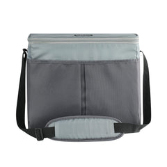 Igloo Monument Grey Collapse & Cool 24-Can Cooler Bag showing its compact shape and insulated interior.