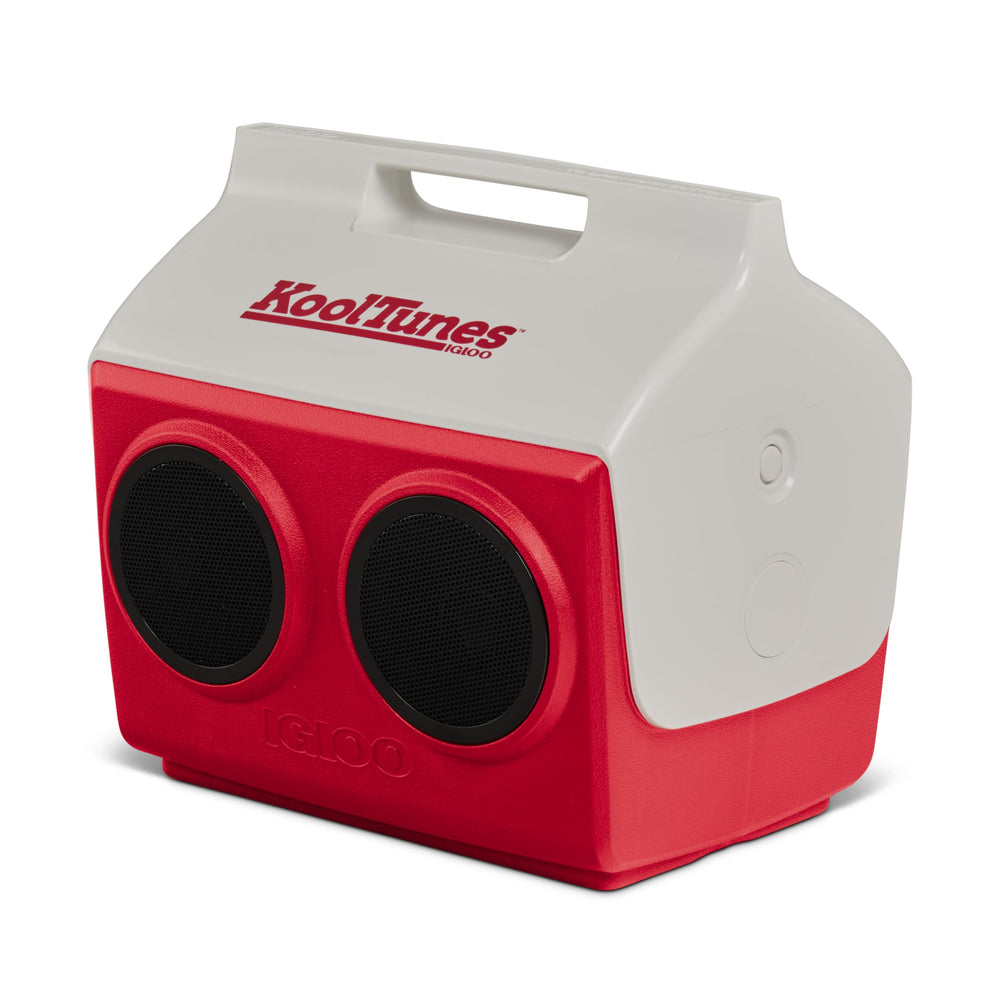 Igloo Playmate Kool Tunes front view showing dual speakers for outdoor parties.
