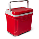 Igloo Profile II red front view, compact cooler for versatile outdoor use