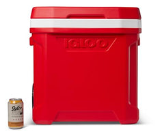 Igloo Red Profile II 60 Roller interior highlighting large 60 qt capacity.