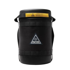 Ignik gas growler carry case front view protects 5-pound tank during camping trips