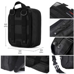 I GO Survival Kit contains 238 first aid supplies for everyday emergencies