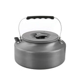 IGYYO 1.6L kettle side view shows compact camping design for travelers