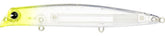 Ima Komomo SF-125 Chart Crown Clear lure, front view, ideal for shallow water casting.