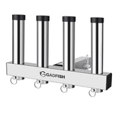 GADFISH Stainless Steel Hitch Mount Rod Holder for 2-Inch Receivers | Quick Release Pin