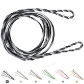 Deerseeker Flemish D97 Bow String – 16-Strand Fast Flight, AMO 66 (Actual 62), Gray/Black