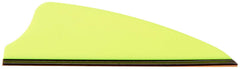 Q2i Fusion-II Shield Cut Arrow Vanes Neon Yellow – Pack of 100