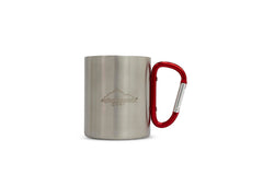 Alpine Mountain Gear Stainless Steel Carabiner Mug — 9 oz Camping Cup by Caddis Sports