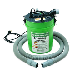 Greenlee 390 Vacuum/Blower Power Fishing System — 5 Gal Tank, 14A, 115V, 101.2 CFM