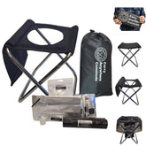 Carry Anywhere Commode – Ultralight Folding Toilet for Potty Training, Camping, Hiking & Travel