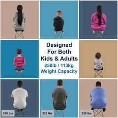 Carry Anywhere Commode – Ultralight Folding Toilet for Potty Training, Camping, Hiking & Travel