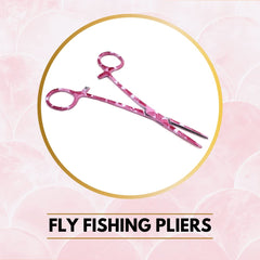 IMED SCIENTIFIC hemostat forceps for precise hook extraction from fish mouths.