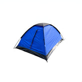 IMMT ST 1-person tent blue front view, compact and portable solo shelter.