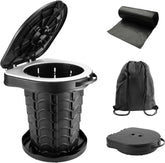 imodomio retractable portable toilet with height adjustment for customizable comfort outdoors
