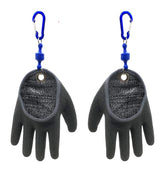 Inf-way fishing glove main view shows quick magnet release for easier hook access