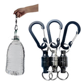 Inf-way magnetic keychain with 10lb pull securing gadgets