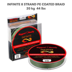 Infinite braided line 8-strand 15lb, 200m on spool