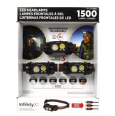 Infinity X1 headlamp 1500 lumens for bright night visibility on outdoor adventures
