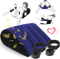 Inflatable Pillow knee-protection main view showing ergonomic support for relaxed resting