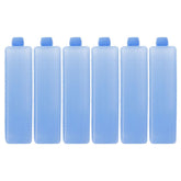 INOOMP 6-pack reusable cooler ice packs keep drinks cold during camping and picnics.