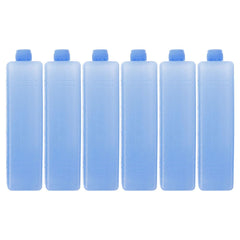 INOOMP 6-pack reusable cooler ice packs keep drinks cold during camping and picnics.
