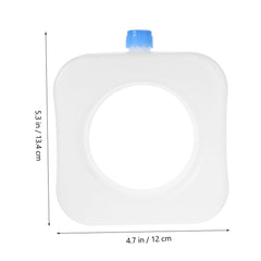 Four-pack INOOMP ice packs shown ready for rotation and easy cleaning.