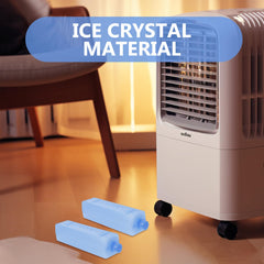 INOOMP freezer blocks for air cooler fans help extend snack freshness on trips.