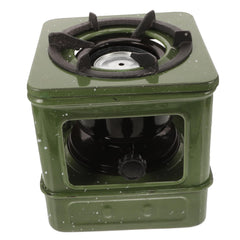 INOOMP outdoor kerosene stove top view, compact for camping meals.