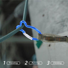 INOOMP fish clip secures keys and small gear during camping trips