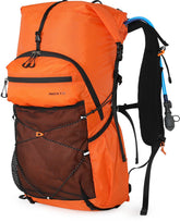 IX INOXTO hiking backpack orange front-view shows 30L capacity for day trips