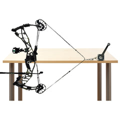 Inracity archery draw board on bow press demonstrating easy installation