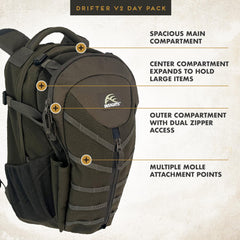 Insights Drifter ergonomic shoulder strap close-up for all-day comfort