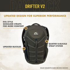 Insights Drifter side pocket view for quick access to water bottles
