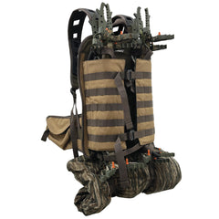 Insights Saddle Stalker Backpack front view highlights compact design for saddle hunts.