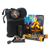 Insta-Fire pocket plasma lighter with wind-resistant flame for quick lighting