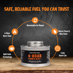 Insta-Fire spill-safe cap demonstrates safe handling and storage