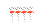 Intellileash IntelliLeash EZ-Tent-Stayk four-pack for quick, secure tent anchoring.