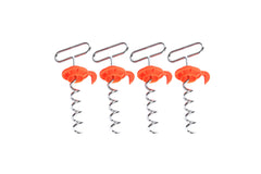 Intellileash IntelliLeash EZ-Tent-Stayk four-pack for quick, secure tent anchoring.