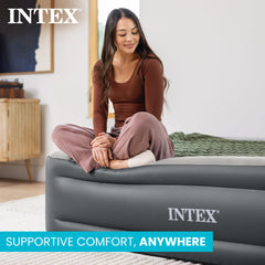 Intex 64125ED Fiber-Tech beam construction delivers durable support and comfort.