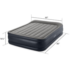 Intex 64131ED Dura-Beam Deluxe Pillow surface close-up shows velvety sleeping texture.